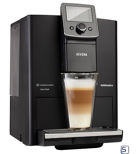 Nivona CafeRomatica NICR 820 Kaffeevollautomat leaen schwarz
